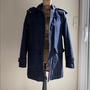 Removable hood jacket
